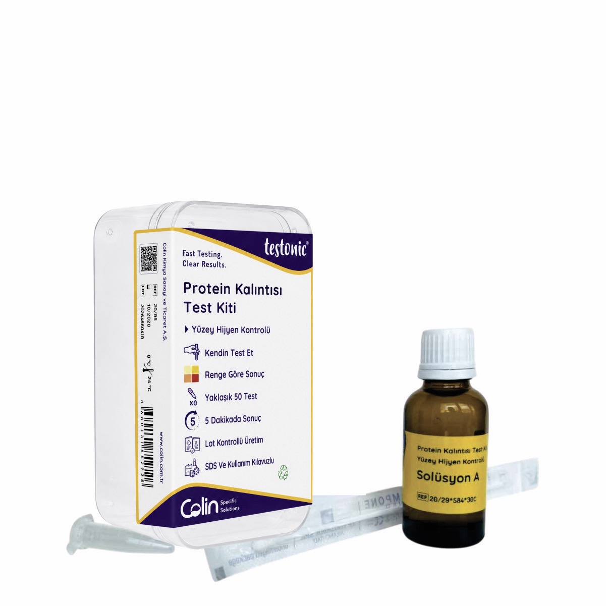 Protein Kalıntısı Test Kiti - Yüzeylerde Hijyen Kontrolü