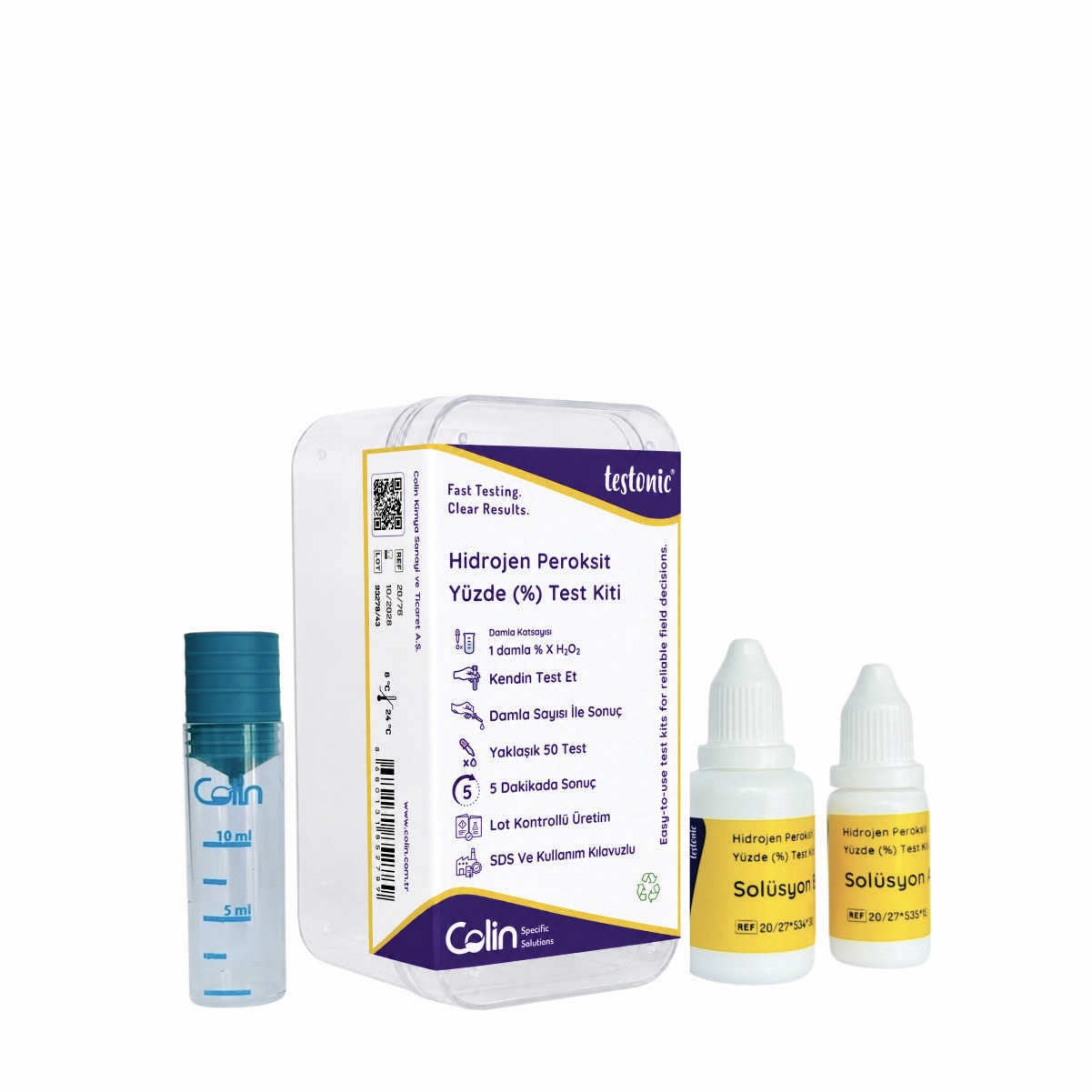 Hydrogen Peroxide (%) Test Kit