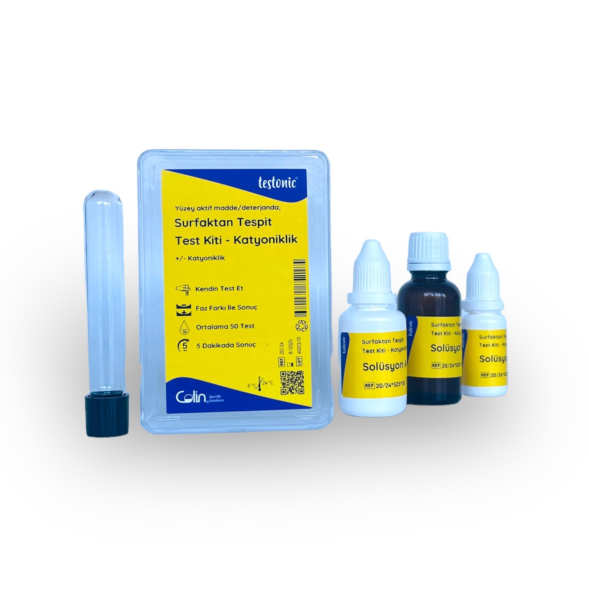 Surfactant Detection Test Kit - Cationicity