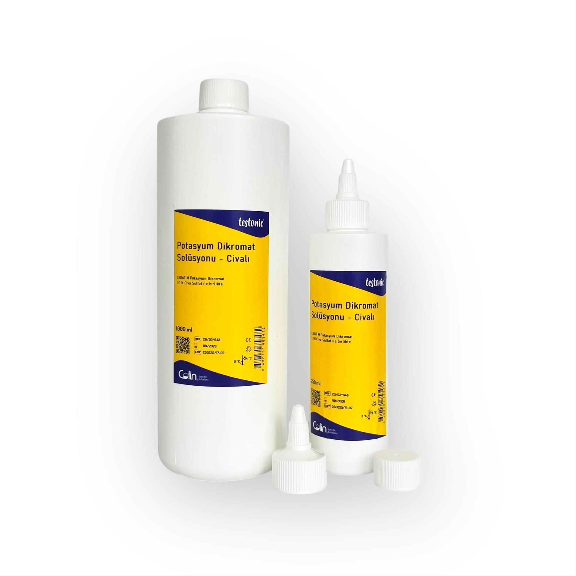 Potassium Dichromate Solution 0.0167M - 0.1N (With Mercury Sulfate)